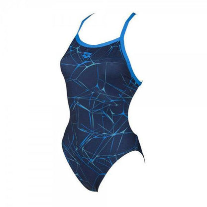 Arena Women's Water LightTech High Swimming Suit-Navy