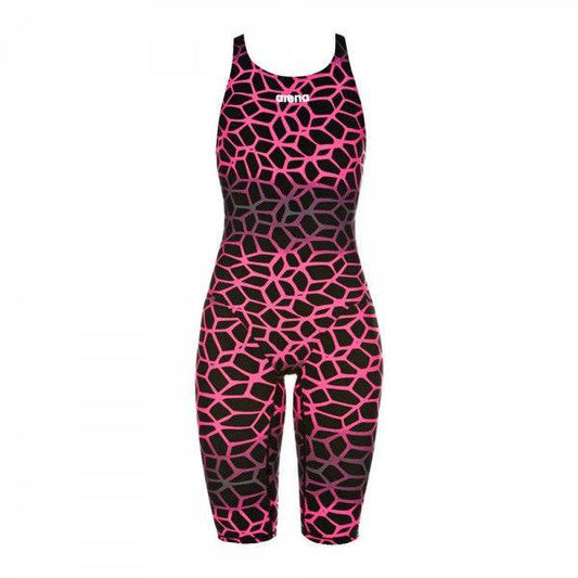 Arena Womens PowerSkin ST. 2.0 Limited Edition Racing Suit - Black Fresia Rose - Valetica Sports