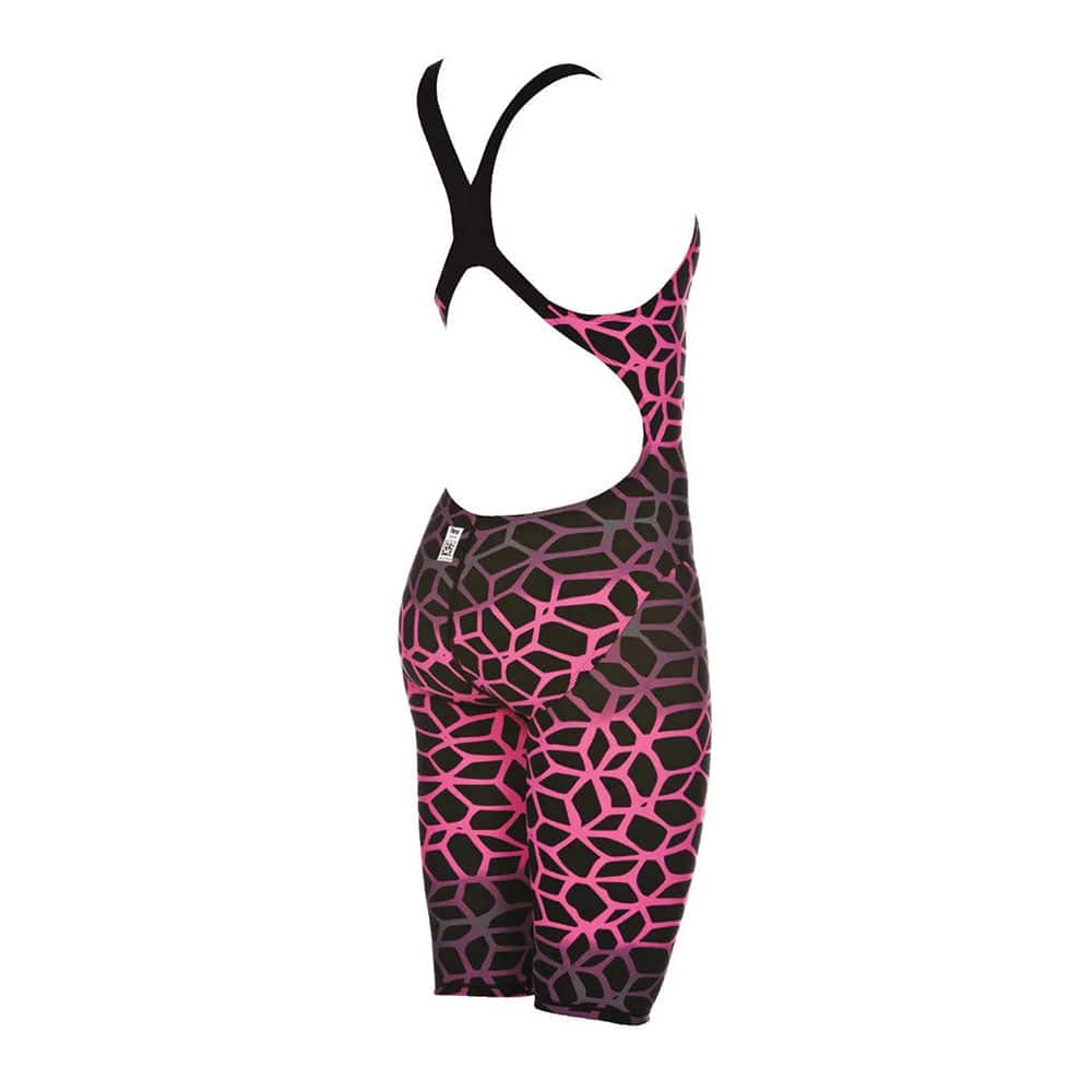 Arena Womens PowerSkin ST. 2.0 Limited Edition Racing Suit - Black Fresia Rose - Valetica Sports