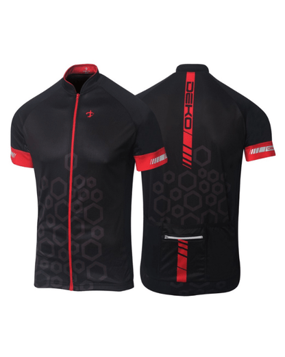 Black Cycling Jersey - Valetica Sports