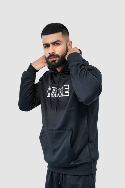 Black Signature Winter Track Suit - Valetica Sports