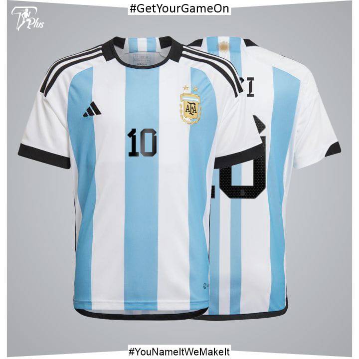 Customizable Argntina Home Shirt 2022