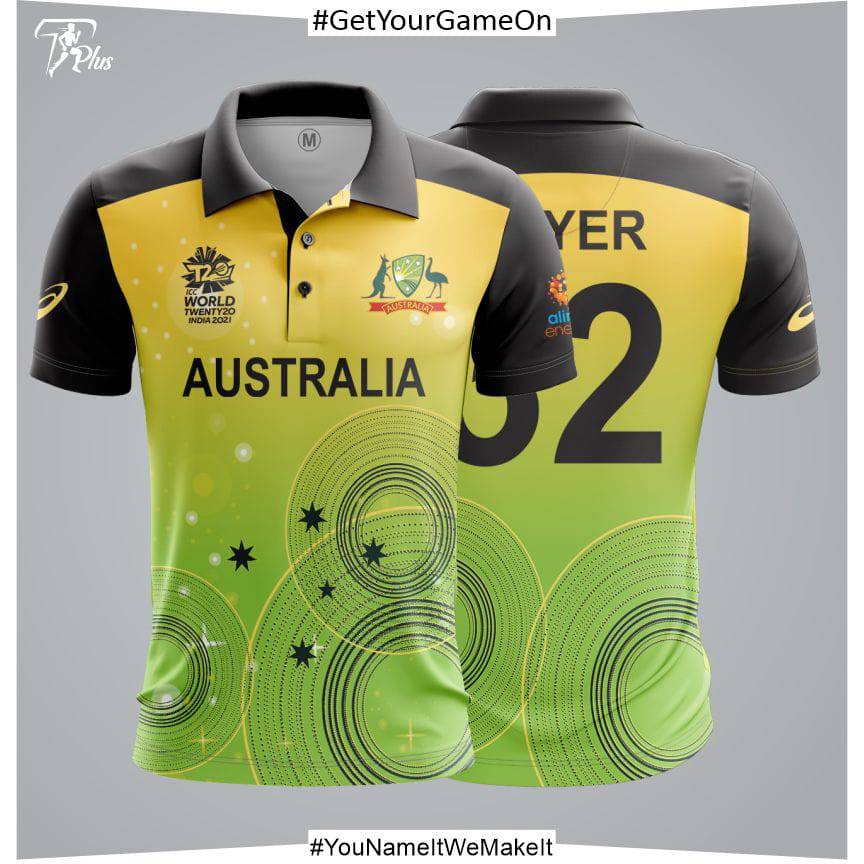 Customizable Australia T.T WC 2021 Playing Shirt