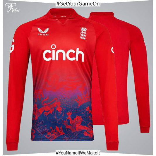 Customizable England 2023 Full Sleeve Shirt