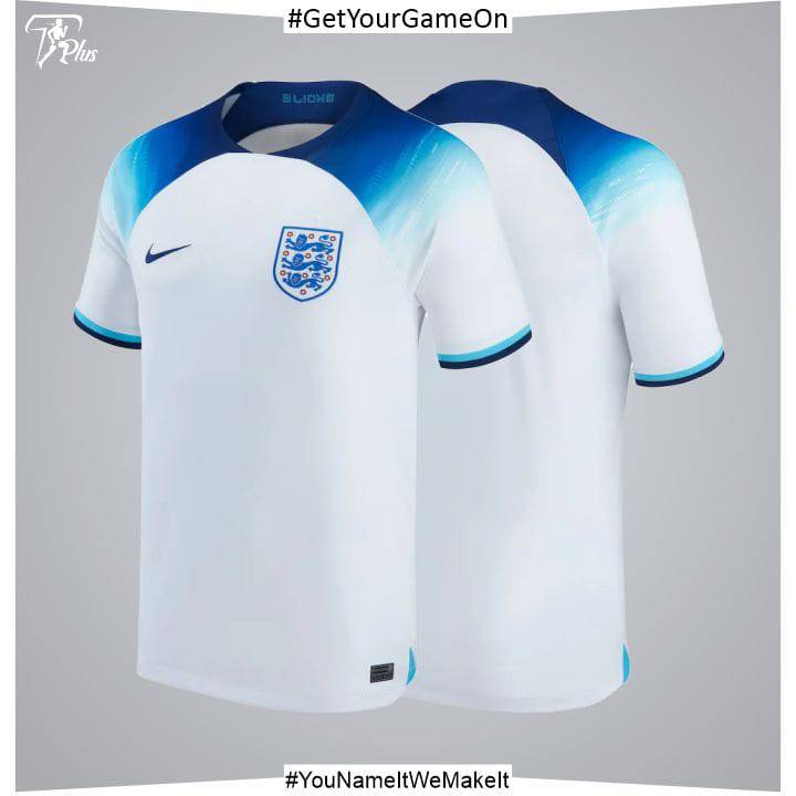 Customizable England Home Stadium Shirt 2022-23