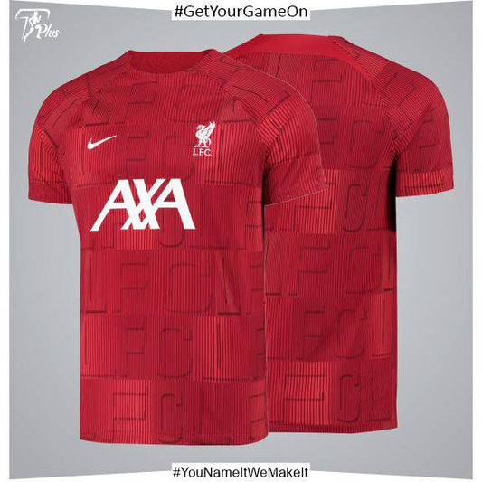 Customizable L. pool Academy Pro Pre Match Top – Red 2023-24