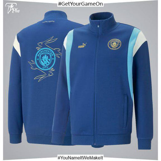 Customizable M. City CNY Track Jacket – Blue