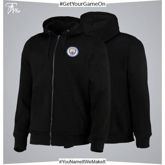 Customizable M. City Full Zip Hoodie – Black