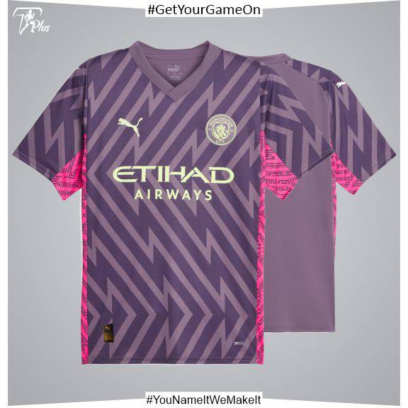 Customizable M. City Goalkeeper Shirt 2023-24