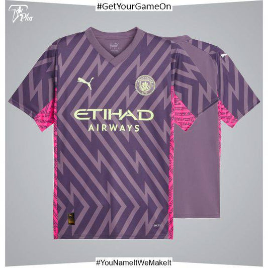 Customizable M. City Goalkeeper Shirt 2023-24