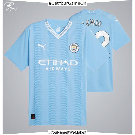 Customizable M. City Home Shirt 2023-24