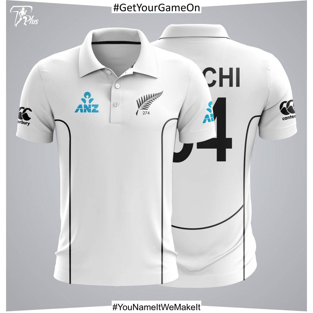 Customizable New Zealand Test Kit Shirt