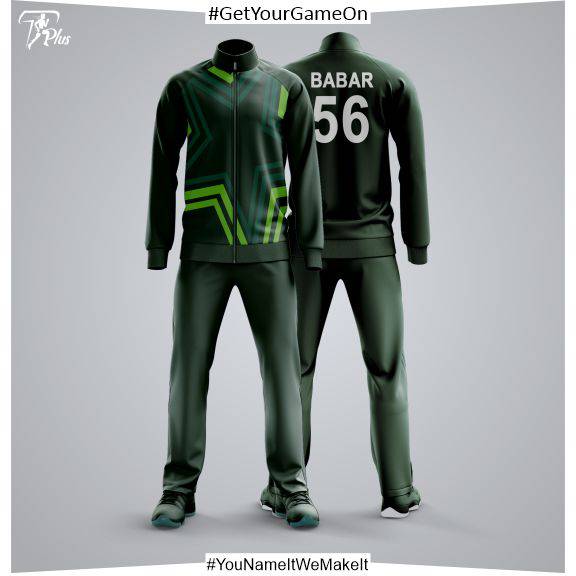 Customizable Pakistan WC23 Tracksuit – Full Printed