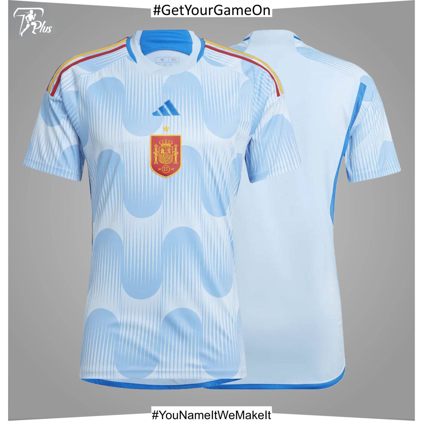 Customizable Spain Away Shirt 2022