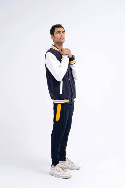 Blue Men's Varsity Zipper