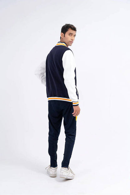 Blue Men's Varsity Zipper