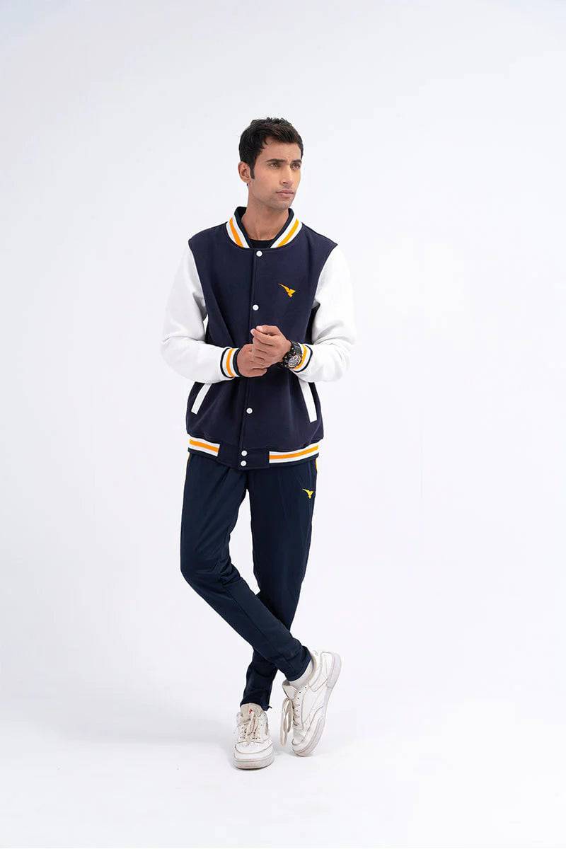 Blue Men's Varsity Zipper