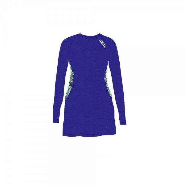 Coega Ladies Tunic - Royal Purple Paisley - Valetica Sports