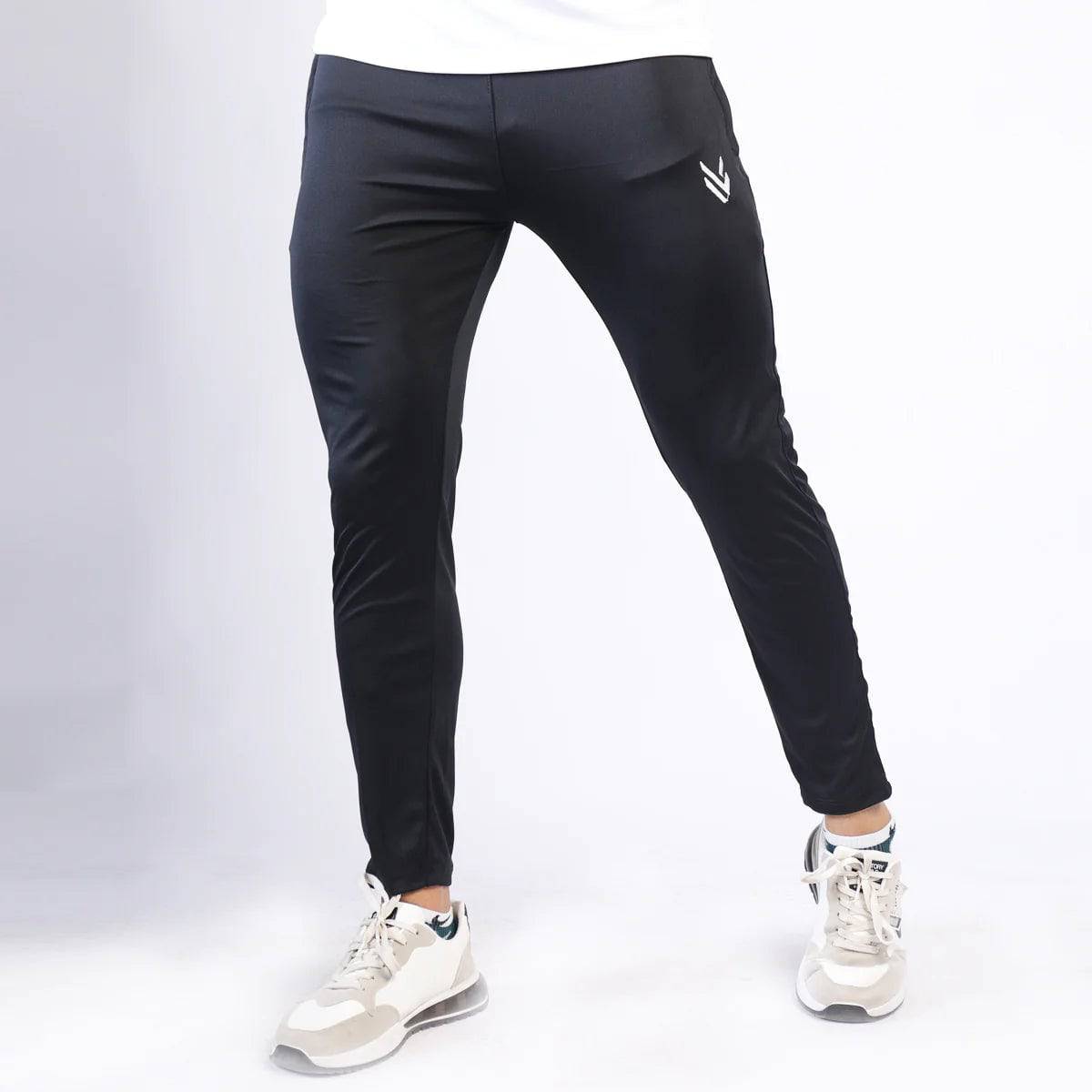 Control Dryfit Black Trouser - Valetica Sports