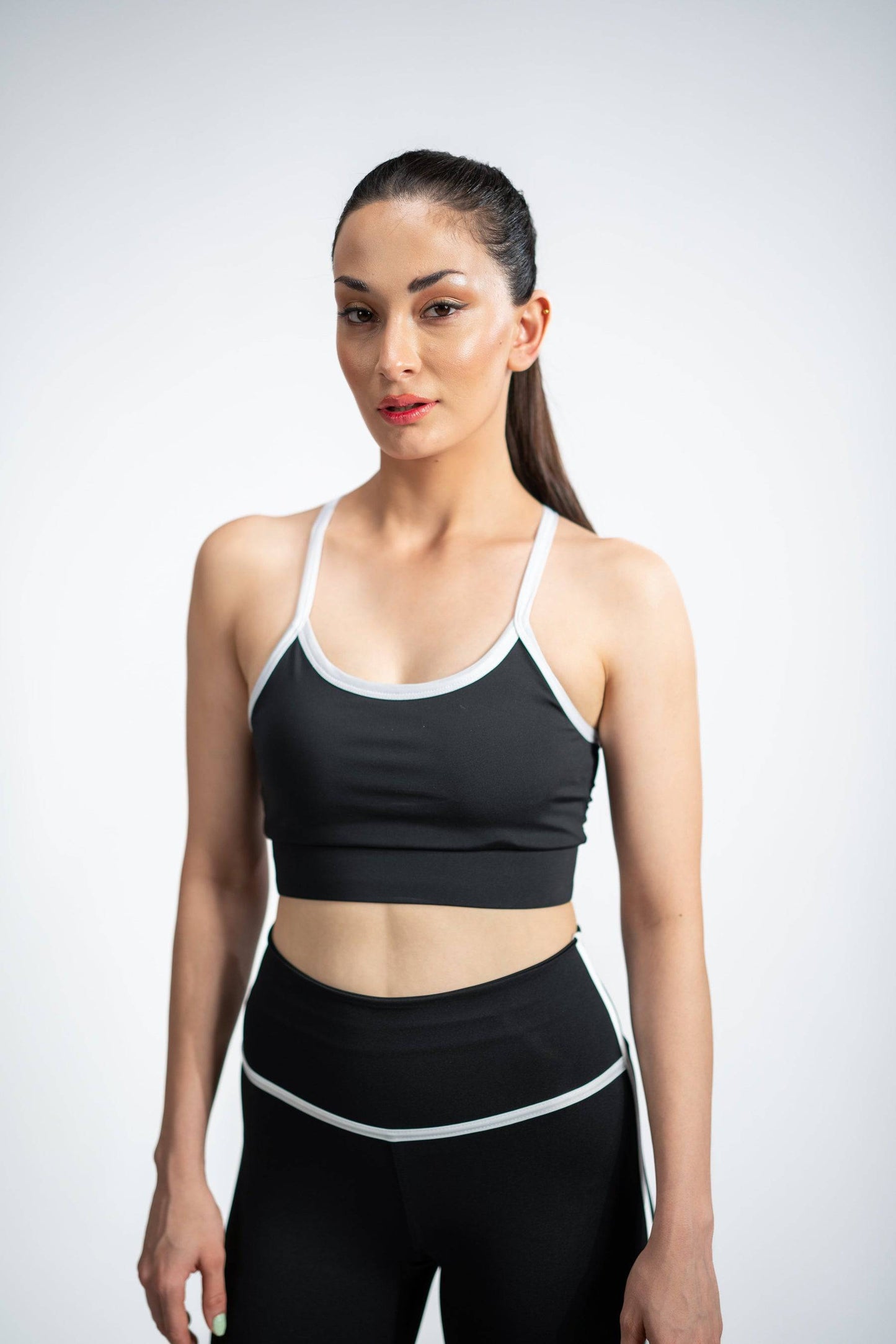 Cross Black Sports Bra