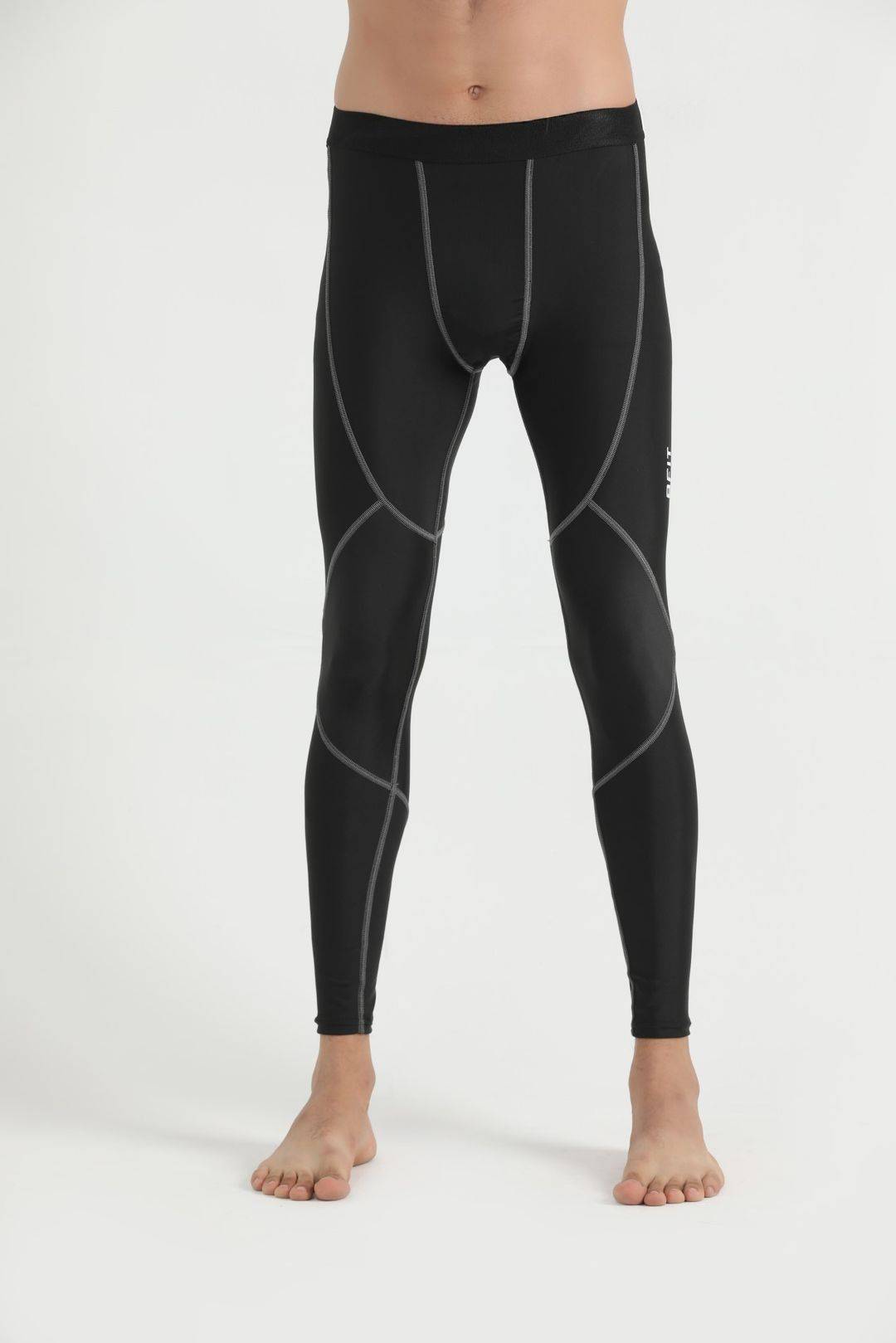 Cross Compression Leggings Gray Stitch - Valetica Sports