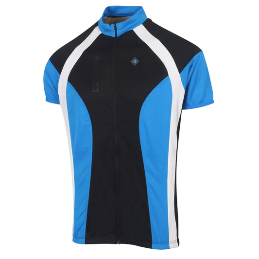 Deko Men Air X1 Cycling Jersey - Black & Blue - Valetica Sports