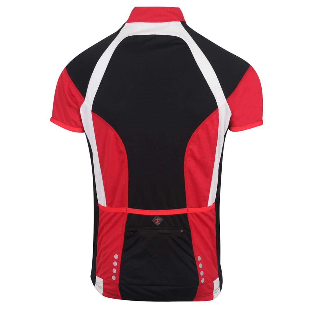 Deko Men Air X1 Cycling Jersey - Black & Red - Valetica Sports