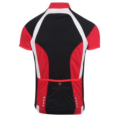 Deko Men Air X1 Cycling Jersey - Black & Red - Valetica Sports