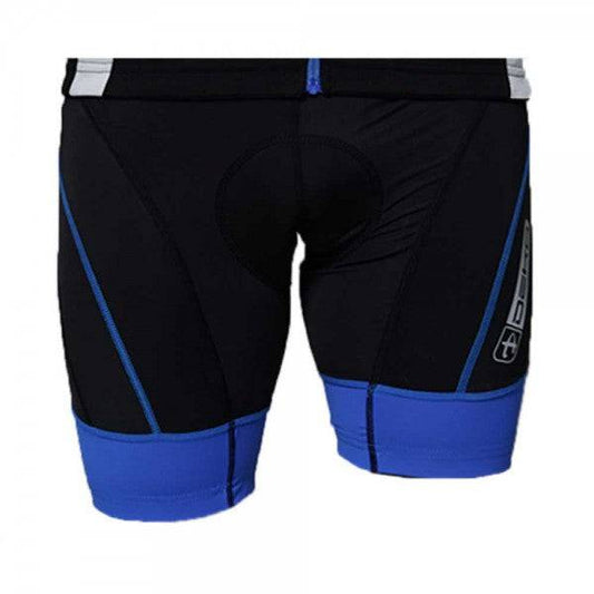 Deko Men Classic Gel Padded Cycling Shorts - Black & Blue - Valetica Sports
