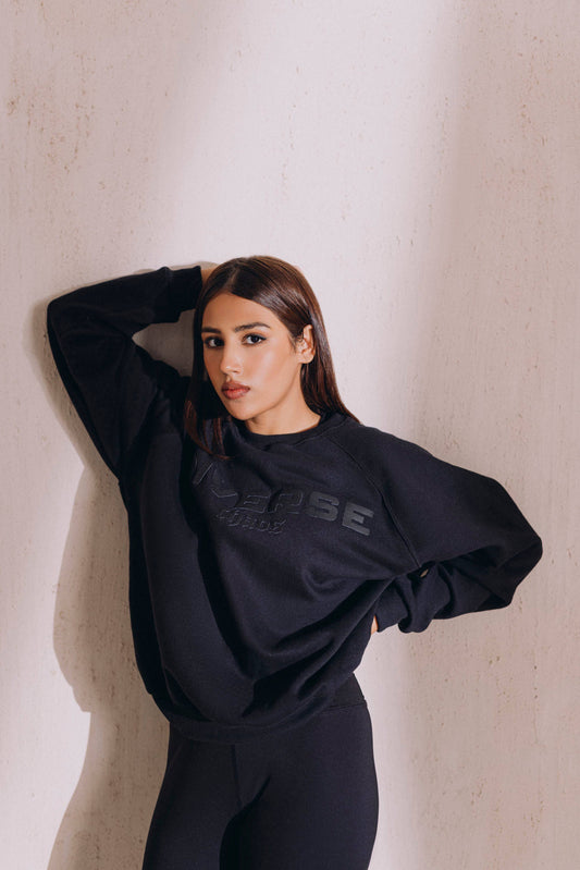 Diverse Oversize Sweatshirt Black