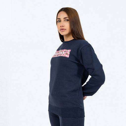 Essential Sweatshirt Camo (Navy) - Valetica Sports
