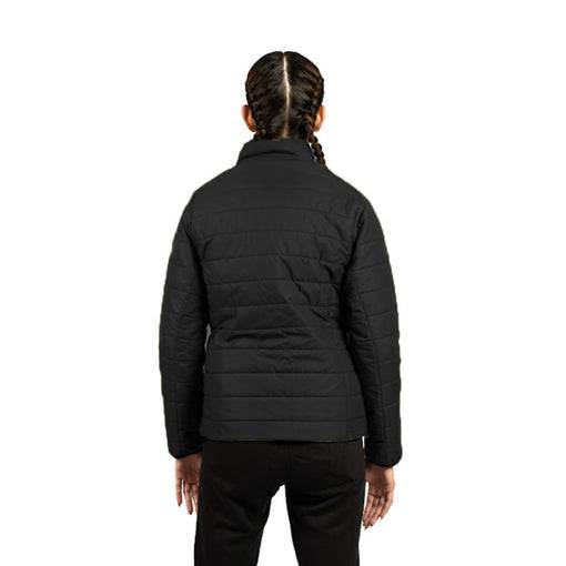 Full Sleeves Puffer Jacket (Black) - Valetica Sports