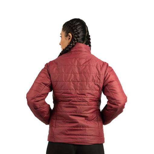 Full Sleeves Puffer Jacket (Maroon) - Valetica Sports