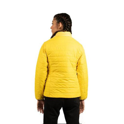 Full Sleeves Puffer Jacket (Yellow) - Valetica Sports
