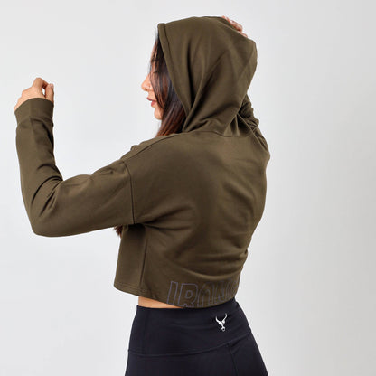 IronNam Crop Hoodie - Valetica Sports