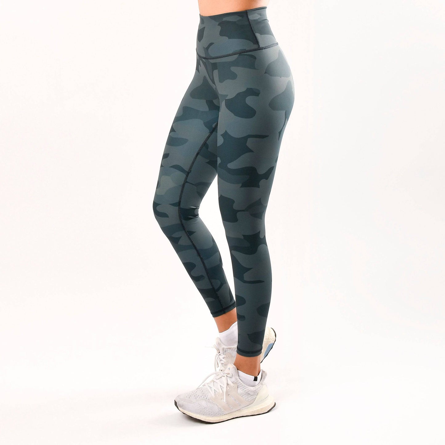 Gunmetal Camo Seamless Leggings - Valetica Sports