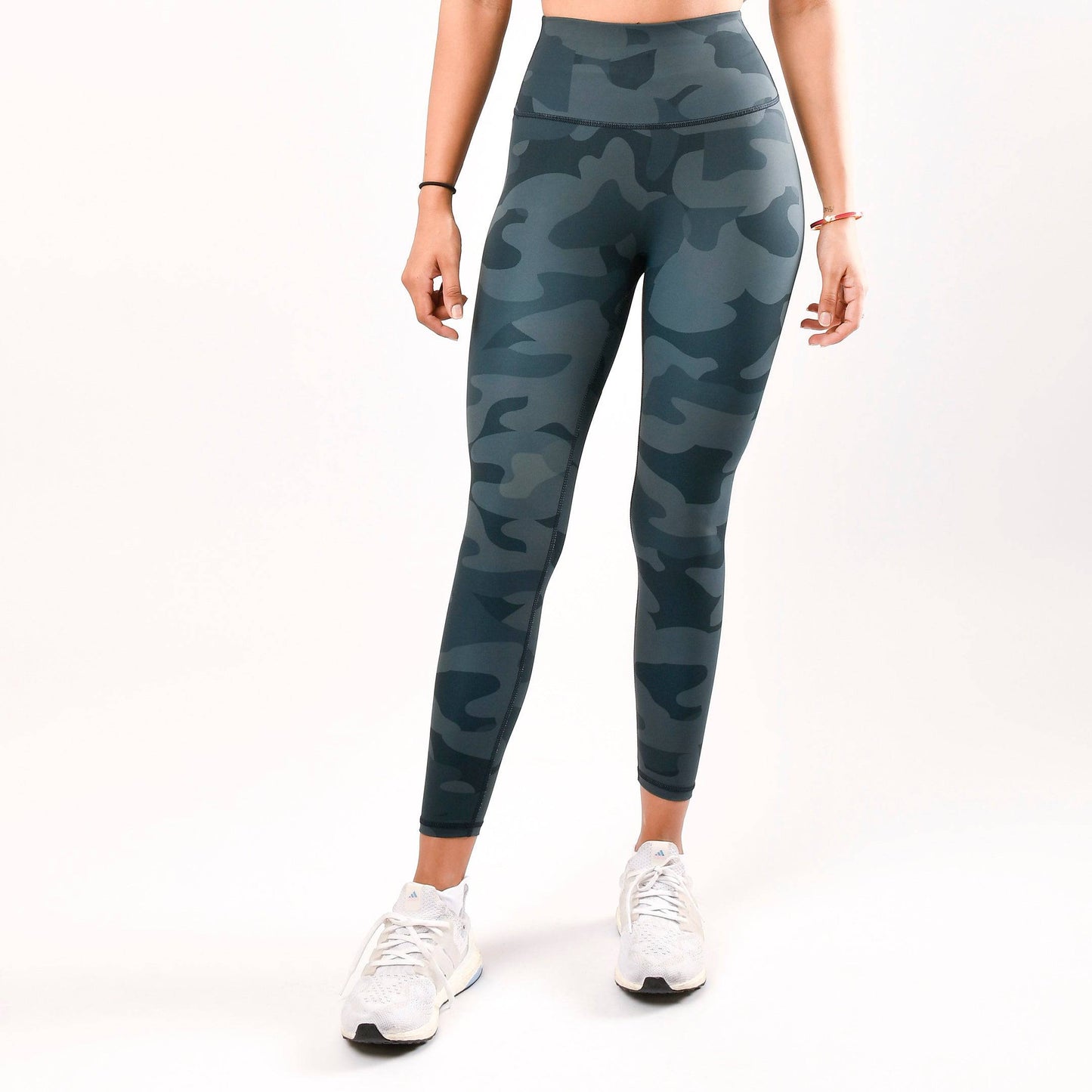 Gunmetal Camo Seamless Leggings - Valetica Sports