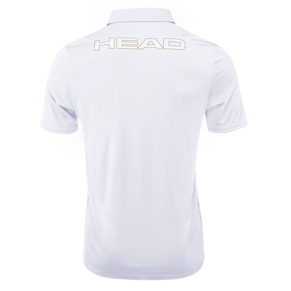 Head Basic Tech Polo M - White - Valetica Sports