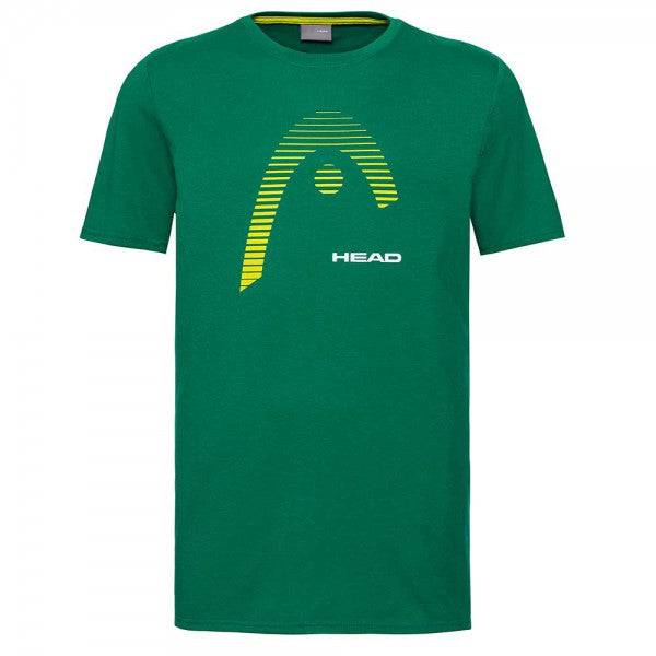 Head Club Carl T-Shirt-Green - Valetica Sports