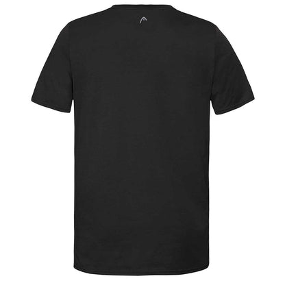 Head Club Chris T-Shirt-Black - Valetica Sports