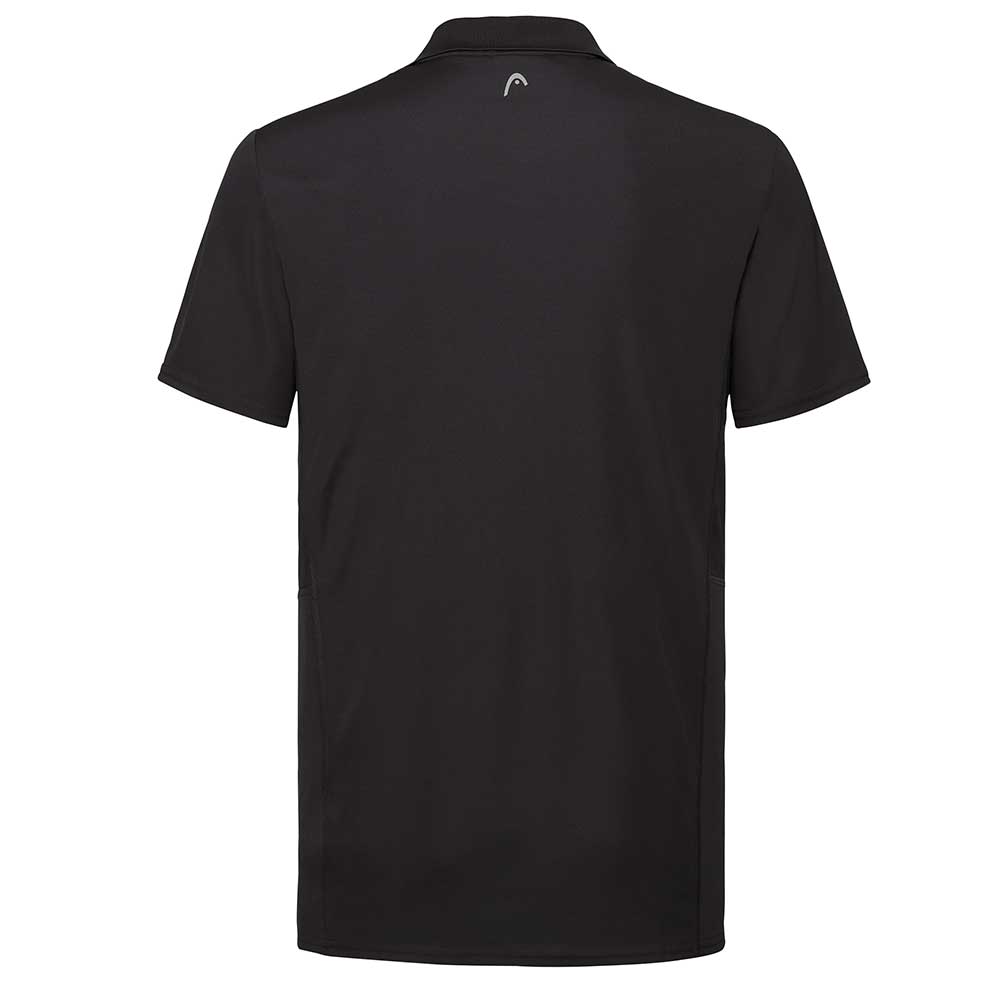 Head Club Tech Polo Shirt-Black - Valetica Sports