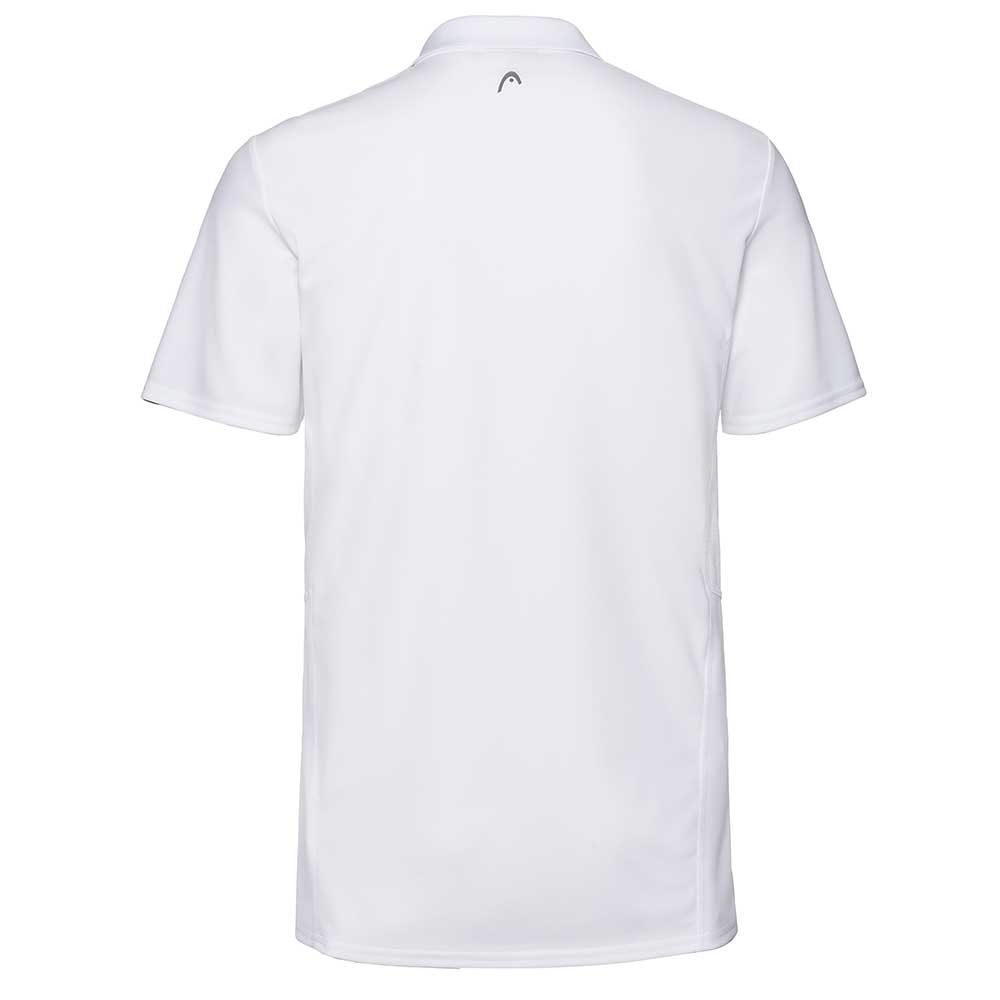 Head Club Tech Polo Shirt-White - Valetica Sports