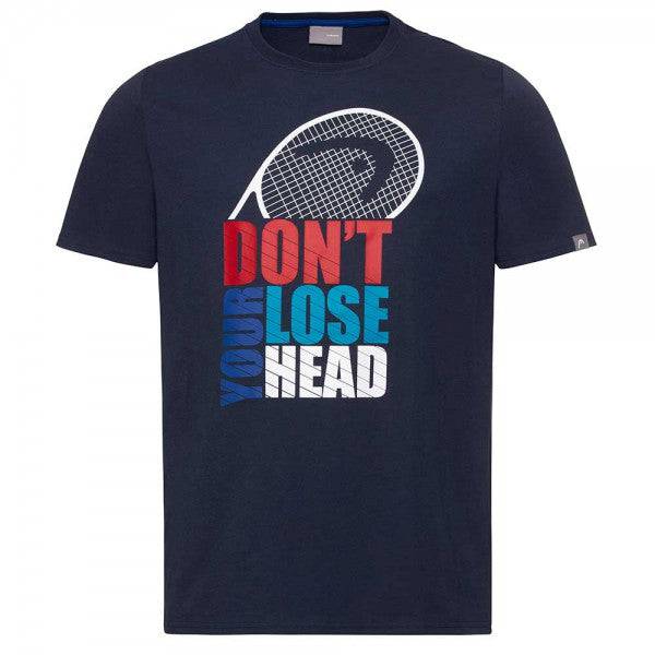 Head Return T-Shirt-Dark Blue - Valetica Sports