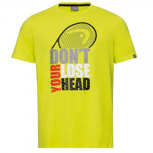 Head Return T-Shirt-Yellow - Valetica Sports