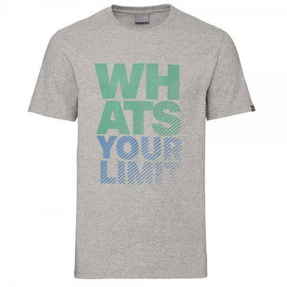 Head WYL T-Shirt-Grey Melange - Valetica Sports