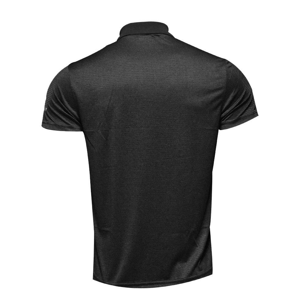 Men Millange Polyester Polo Shirt -black - Valetica Sports