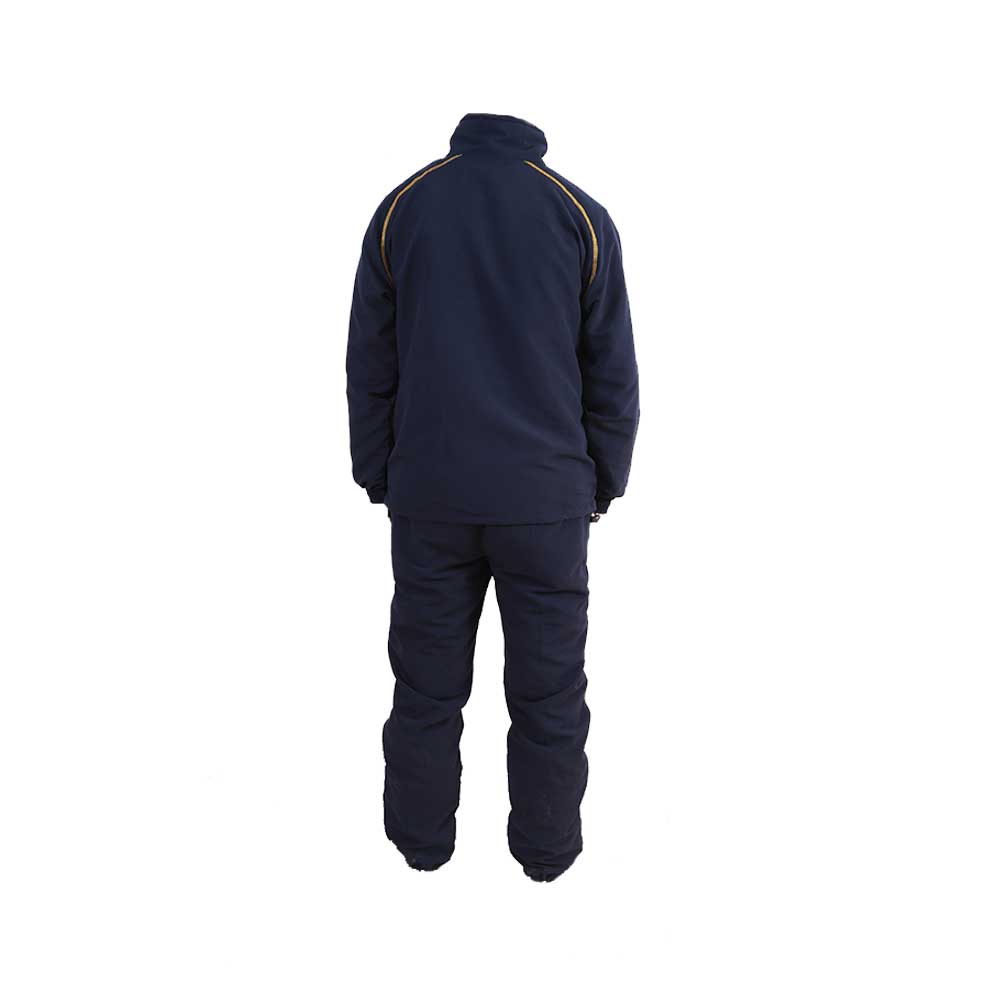 Men's Tracksuit Newcastle Navy & Yellow White Trim with Navy Trouser - Valetica Sports