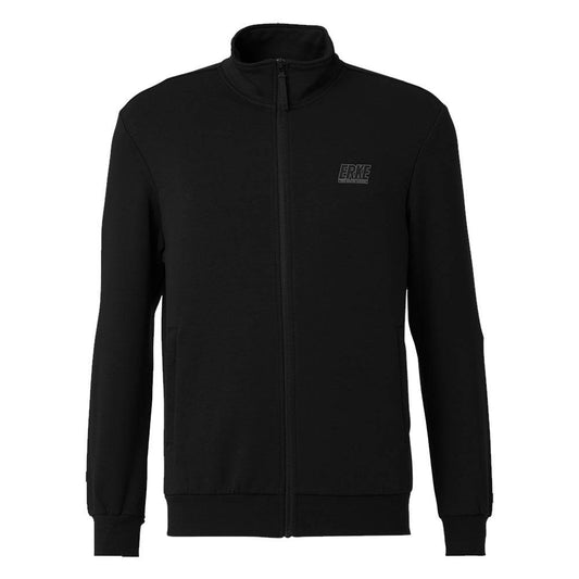 Mens Full Zip Sweatshirt – Black - Valetica Sports