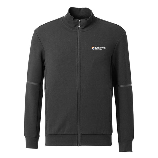 Mens Full Zip Sweatshirt – Black - Valetica Sports