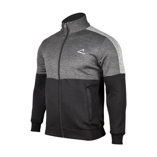 Mens Polyester Fleece Upper Jacket Winter – Black - Valetica Sports